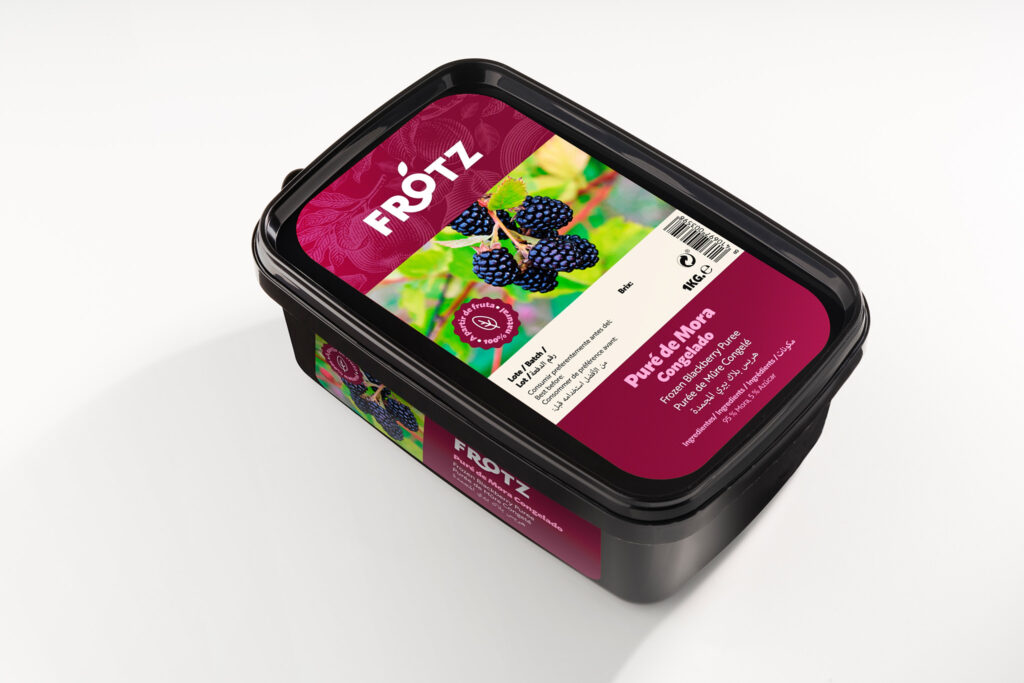 Puré de mora de Frotz Fruits