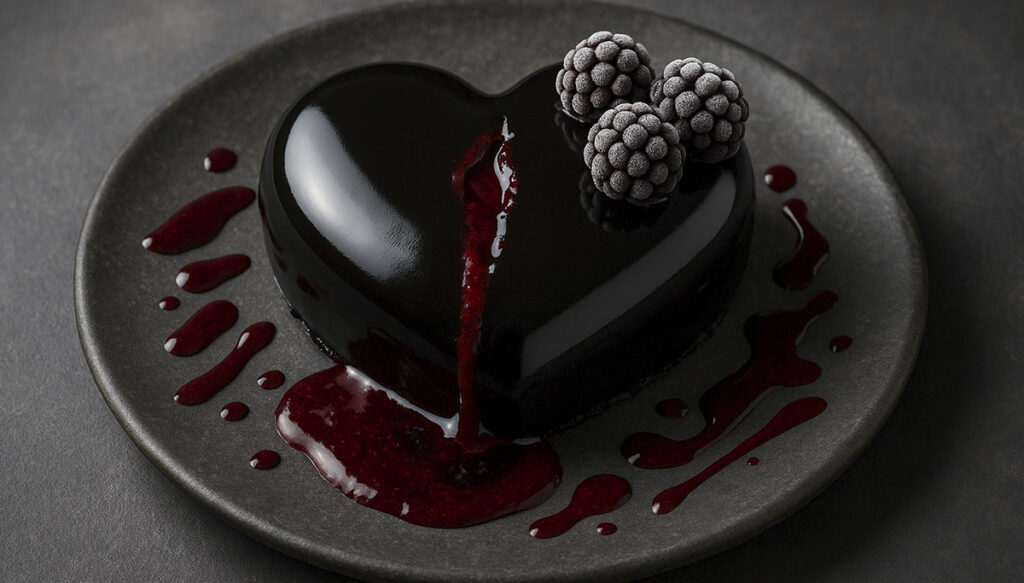 recipe for bleeding tartlets for Halloween