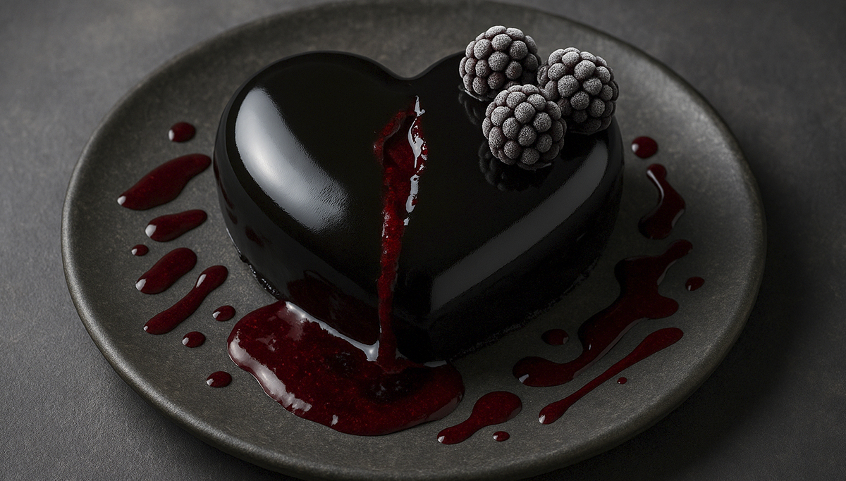 receta de tartaletas sangrantes para Halloween