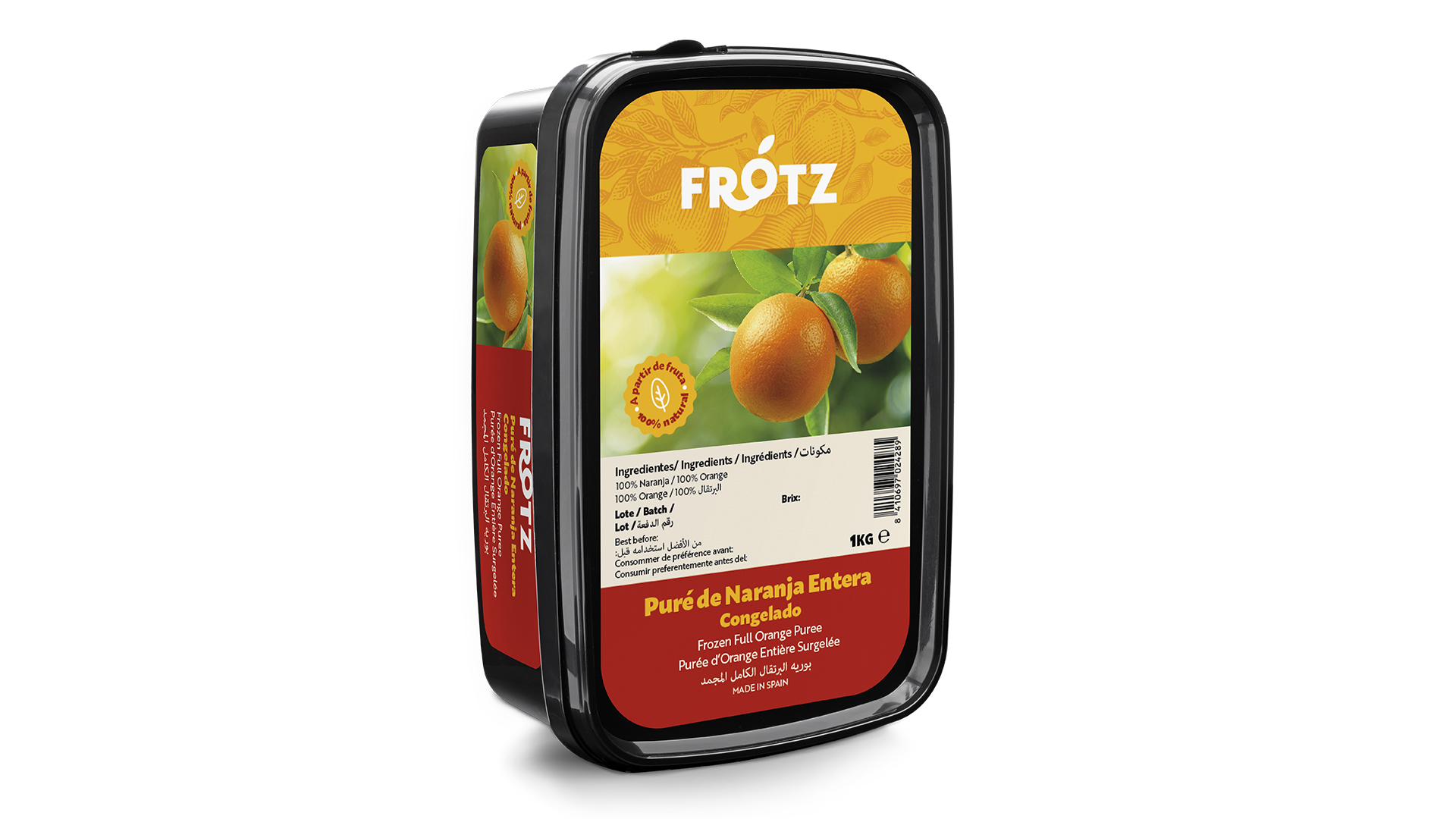 Puré de naranja entera frotz fruits