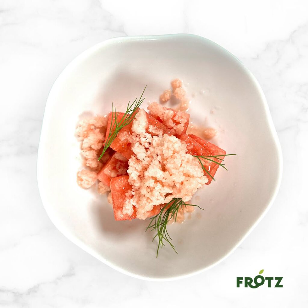 Receta granizado de sandía