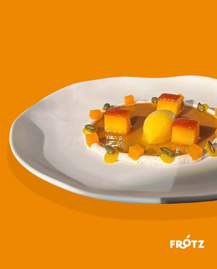 Receta de tocinillo del cielo con mandarina y café