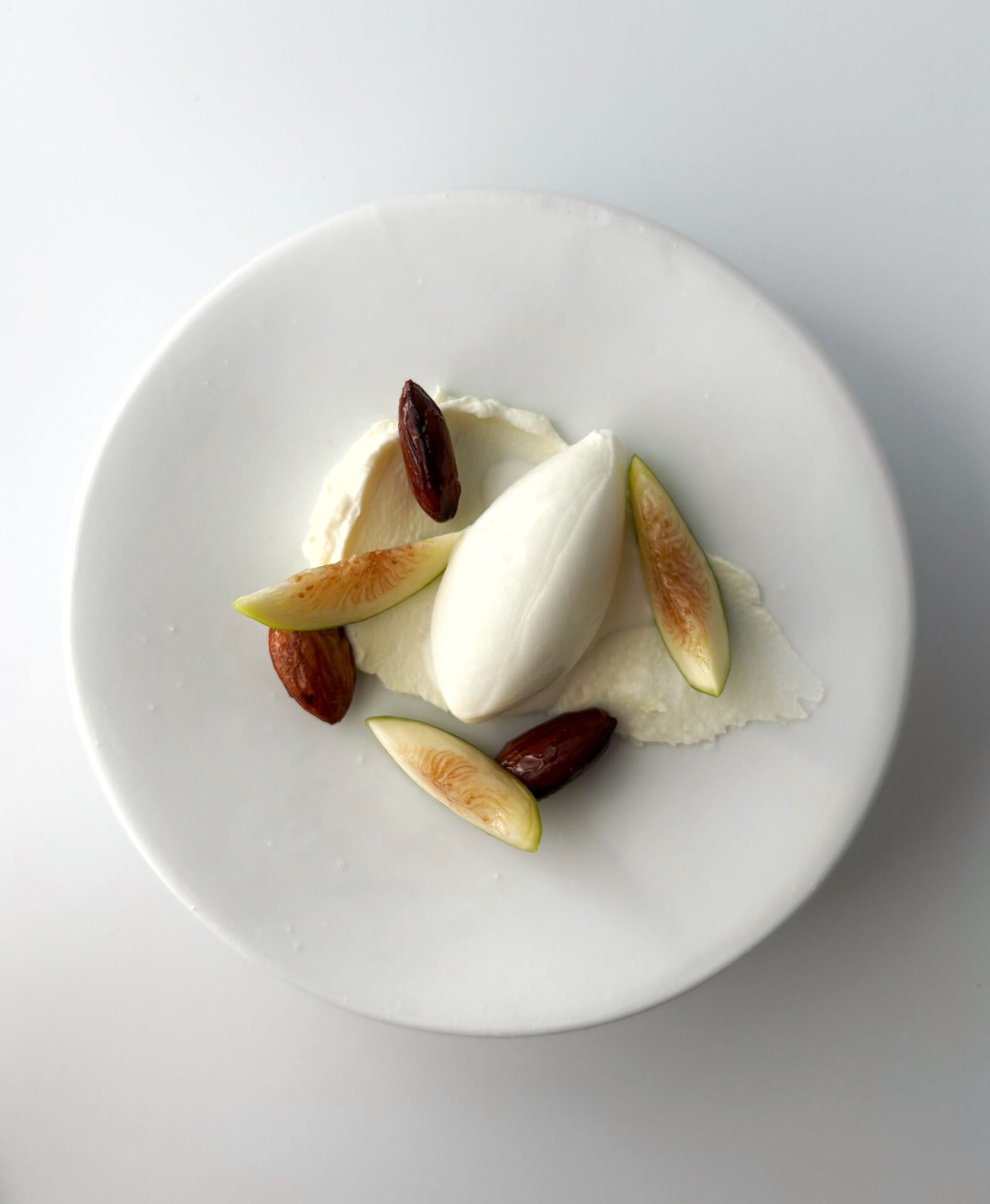 Receta de helado de hoja de higuera y mascarpone