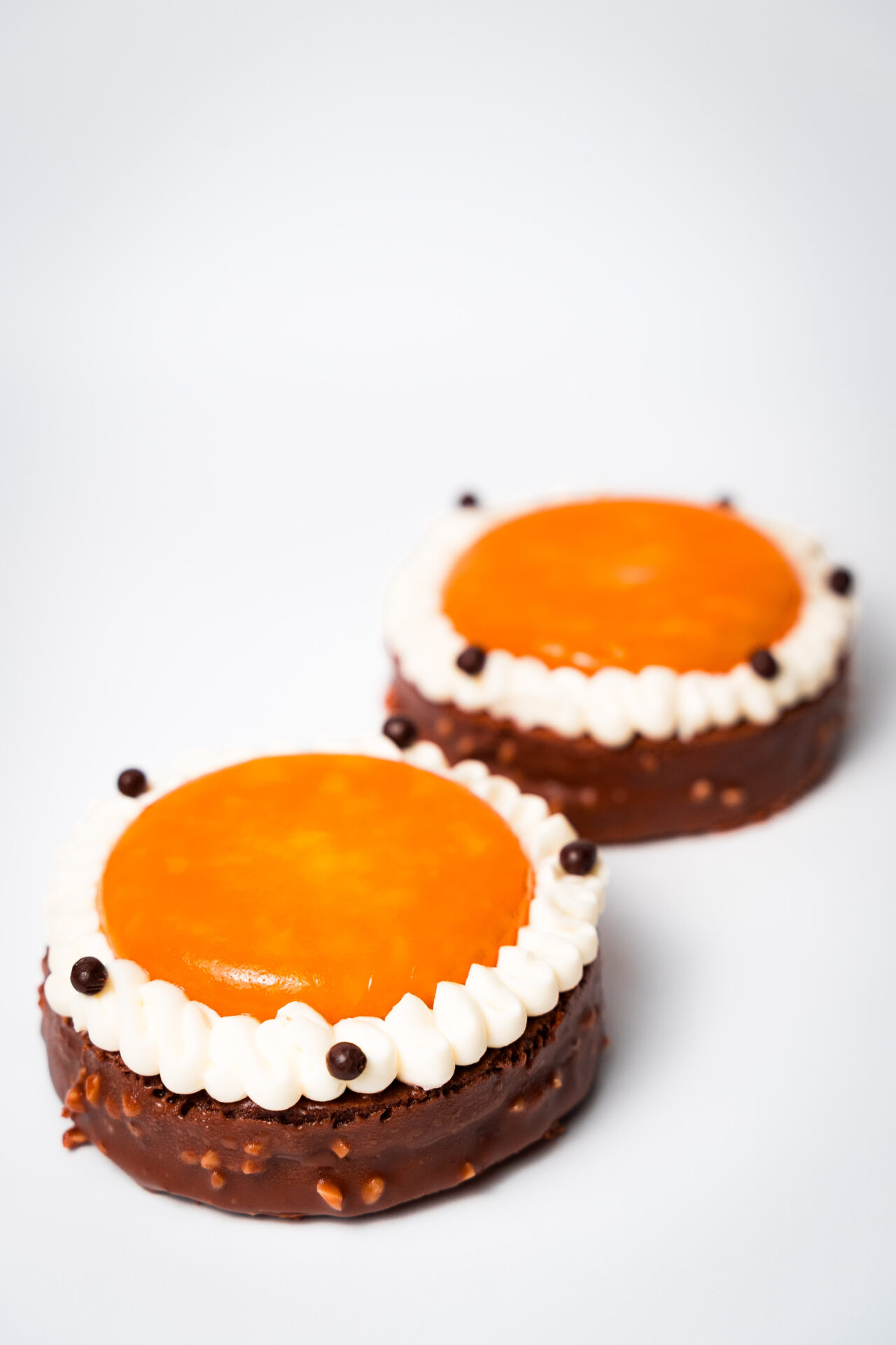 Receta de individual de coco, cacao y albaricoque