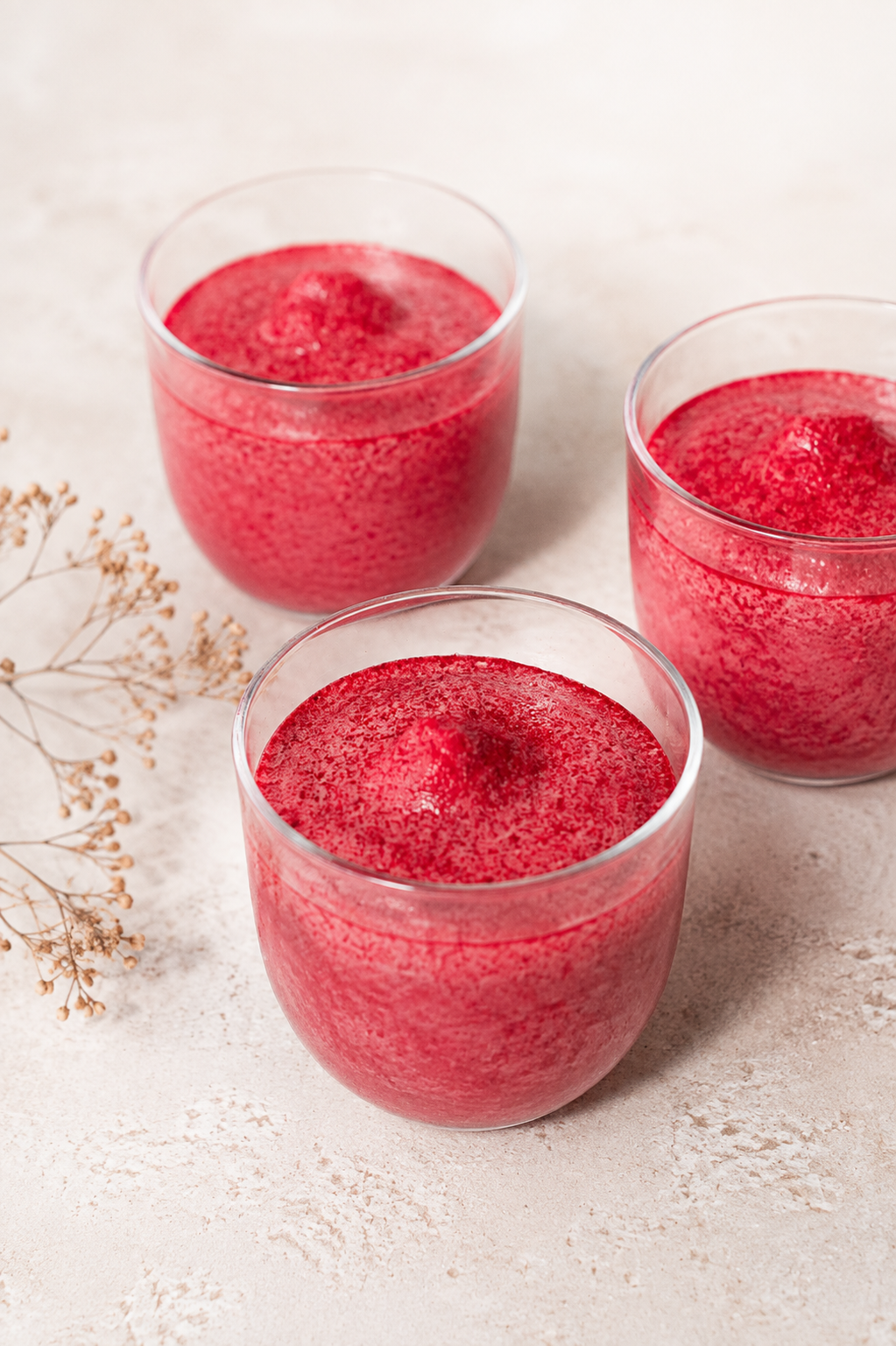 Receta de puré de frutos rojos