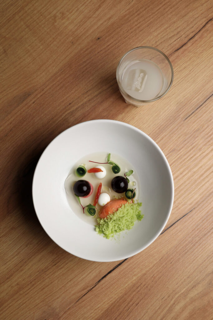 Receta de sorbete de fresa y pimiento rojo