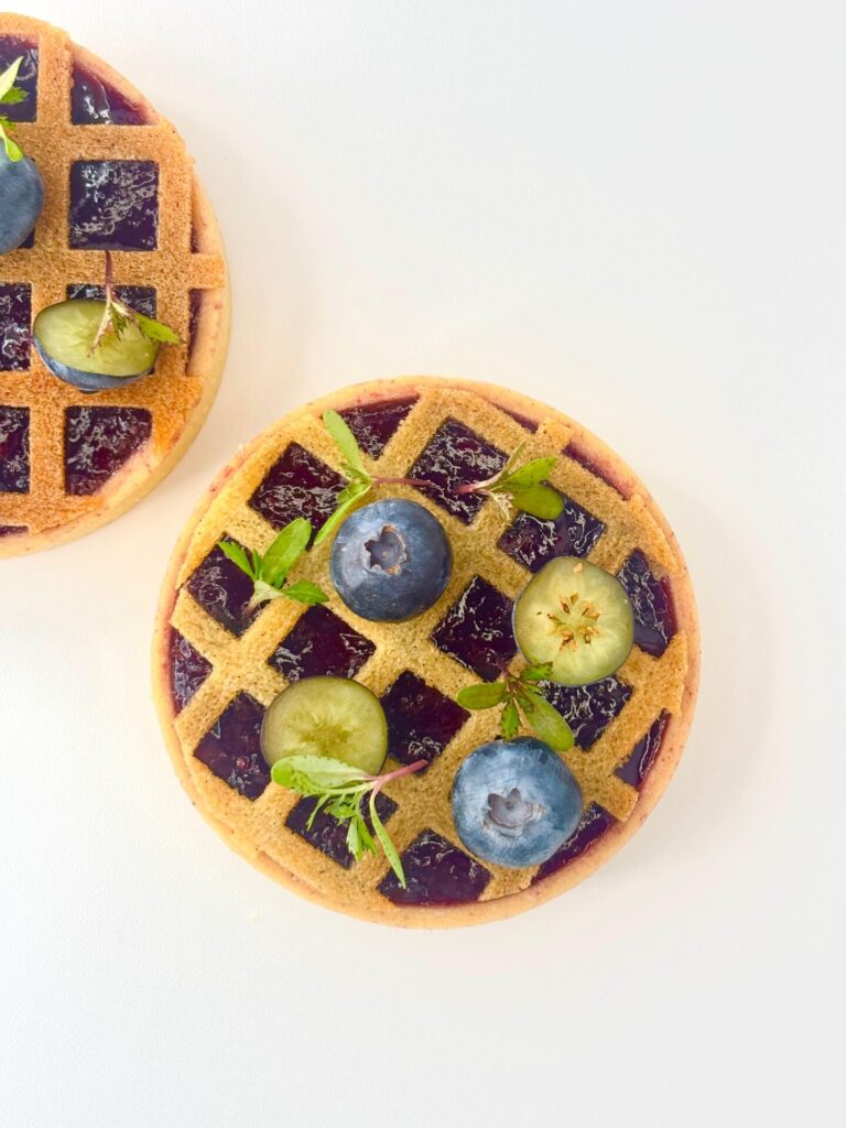 Receta de tartaleta de arandanos azules